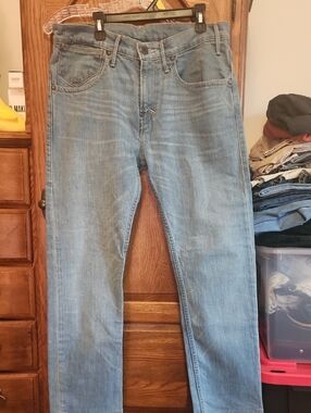 Levi's Men's Straight Light Blue Denim Jeans
